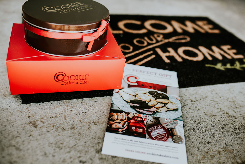 Gluten-free Cookie subscription gift tin delivered Nationwide directly to your door